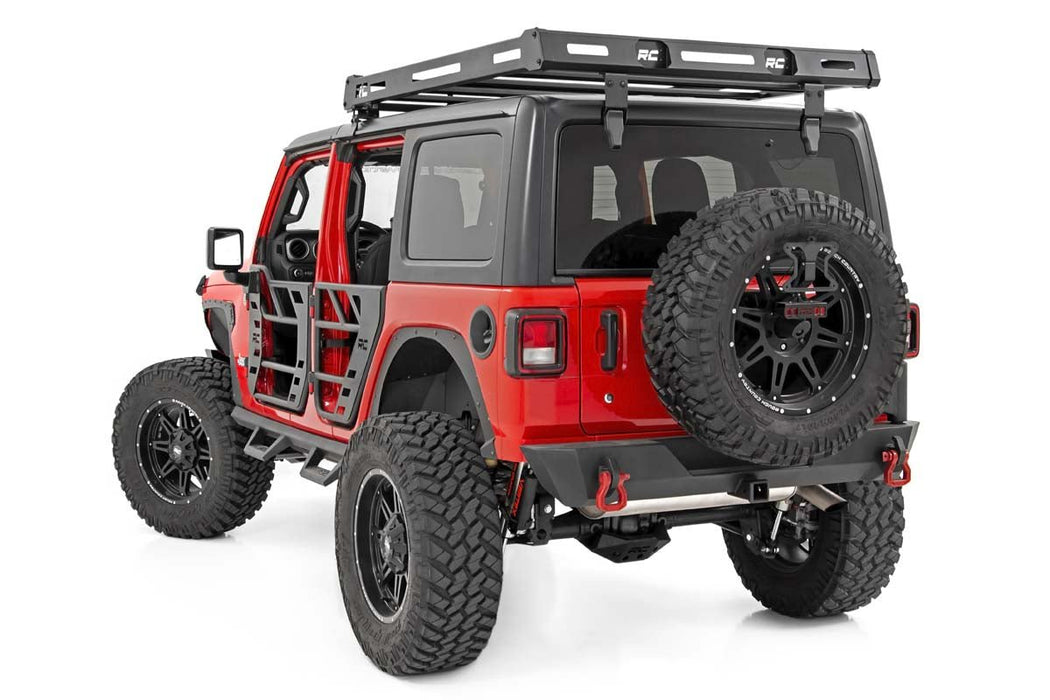 Rough Country Bolt On Roof Rack for 2018 2024 Jeep Wrangler JL