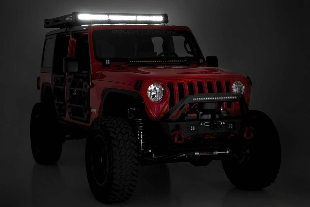 Rough Country Bolt On Roof Rack for 2018-2024 Jeep Wrangler JL & 4xe (2dr/4dr) - Recon Recovery