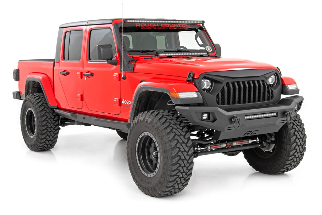 Rough Country 10635 High Clearance Full Width Front Bumper for (18-24) Jeep Wrangler JL & Gladiator JT