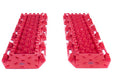 Rough Country 10590 Red Traction Pad - Plastic, 20,000 lbs. Load Rating, Sold as Pair - Recon Recovery