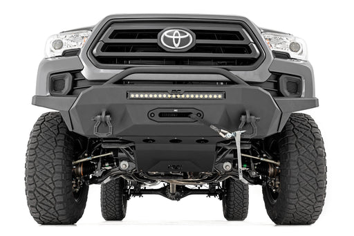 Rough Country High Clearance Front Bumper for 2016-2024 Toyota Tacoma 2WD / 4WD - Recon Recovery