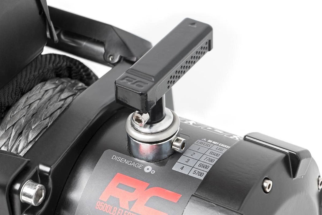 Rough Country PRO9500 Electric Winch - 9,500 lbs. Pull Rating, 100 ft. Line Length - Recon Recovery