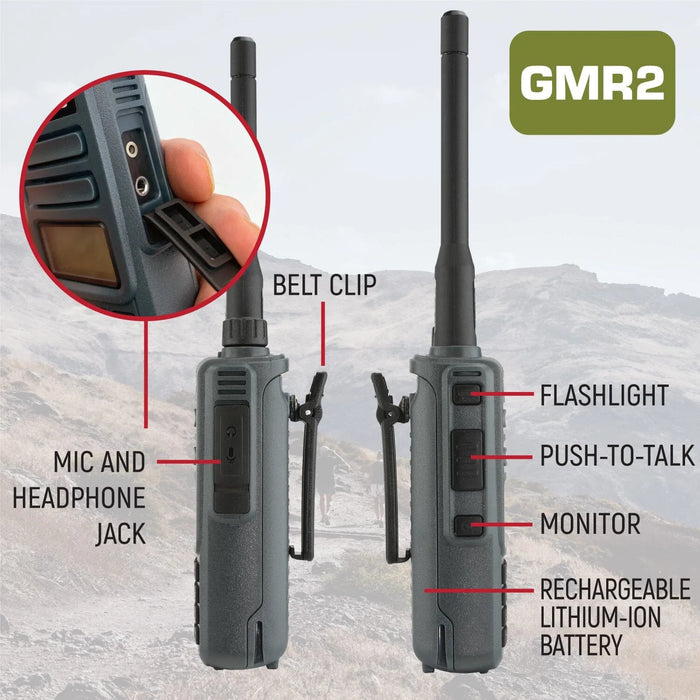 Rugged Radios GMR2 Handheld 22 Channels - Recon Recovery