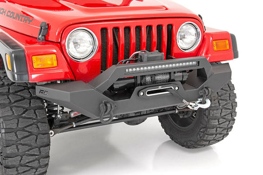 Rough Country 10595 Rock Crawler Front Bumper for Wrangler TJ (97-06) & YJ (87-95) - Recon Recovery