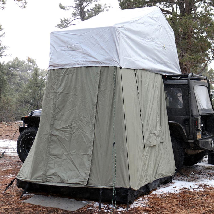 Elite Rooftop Tent Includes Annex Room, 4-5 Person, Tan