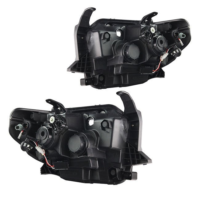Winjet Renegade Series Projector Headlights DRL for 2014-2021 Toyota Tundra (Black/Clear) - Recon Recovery - Recon Recovery